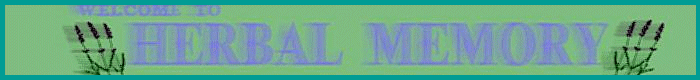 Herbal Memory Menu