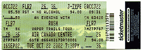 Ticket for Toronto ACC